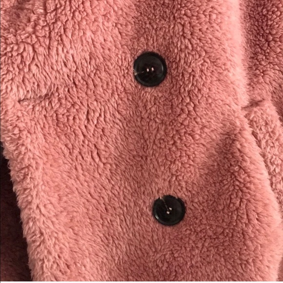 Pink teddy coat - Picture 2 of 5